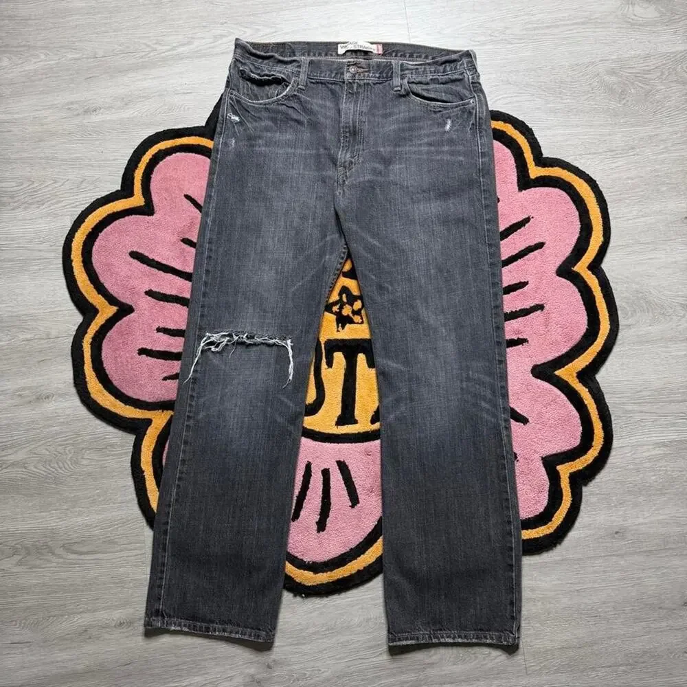 Vintage Y2K Levi’s Strauss 539 Vintage Straight Distressed Denim Jeans 36x32